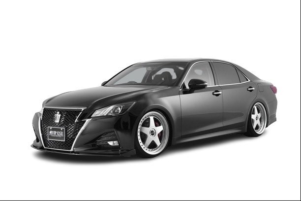 【AIMGAIN】 純VIP SPORT 後期 トヨタ 210 クラウン アスリート GRS210 AVS210 2015.10-2018.6 フロントアンダースポイラー エイムゲイン拍卖