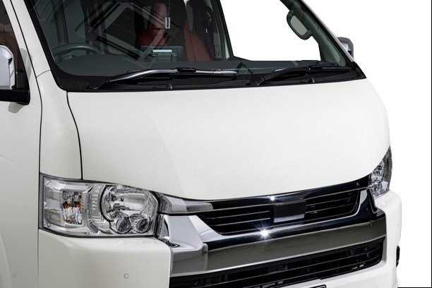 【AIMGAIN】 純VIP EXE トヨタ 200 ハイエース ワイド スーパーロング ハーフタイプ 4・5・6・7型 バットフェイスボンネット エイムゲイン拍卖