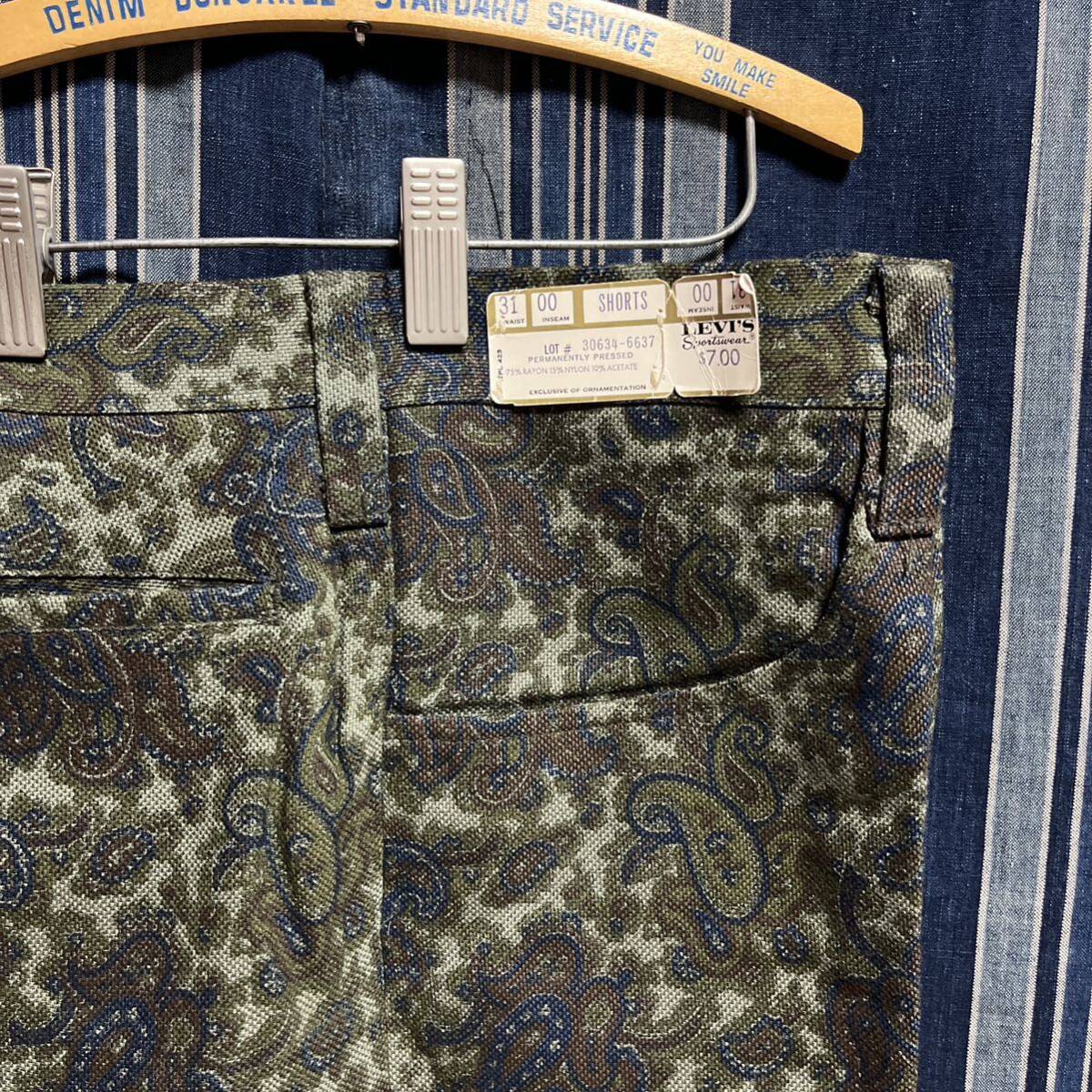 60s 70s levi's sta-prest shorts pants 60年代 総柄 アメリカ製 ツイル スタプレ スラックス slacks ivy アイビー トラッド trad拍卖