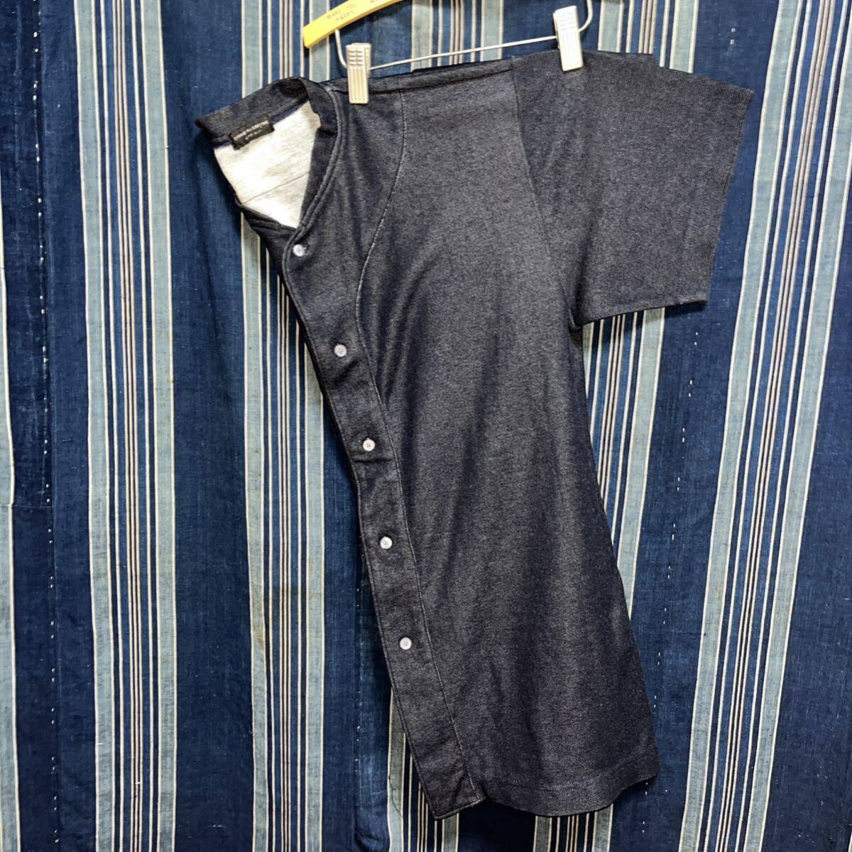 1998 comme des garcons homme plus tシャツ 藍染 インディゴ オールドギャルソンoldgarcons オールド デザイナーズ 90s 90年代 拍卖