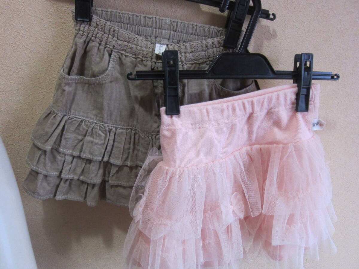 まとめ売り ニットプランナー KP 110cm MIMIちゃん ミミちゃん スカート ボトム 2枚 キッズ 女の子 ガールズ タ1745拍卖
