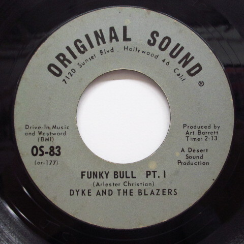 DYKE & THE BLAZERS-Funky Bull (Part.1 & 2) (Orig)拍卖