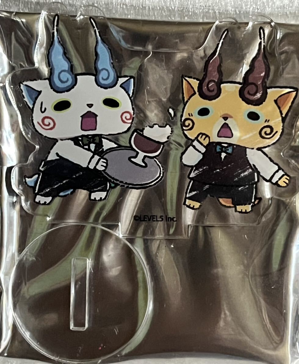 妖怪ウォッチ アクリルプチスタンド(ブラインド) カフェver.【コマさん&コマじろう】グラフアートカフェ限定拍卖