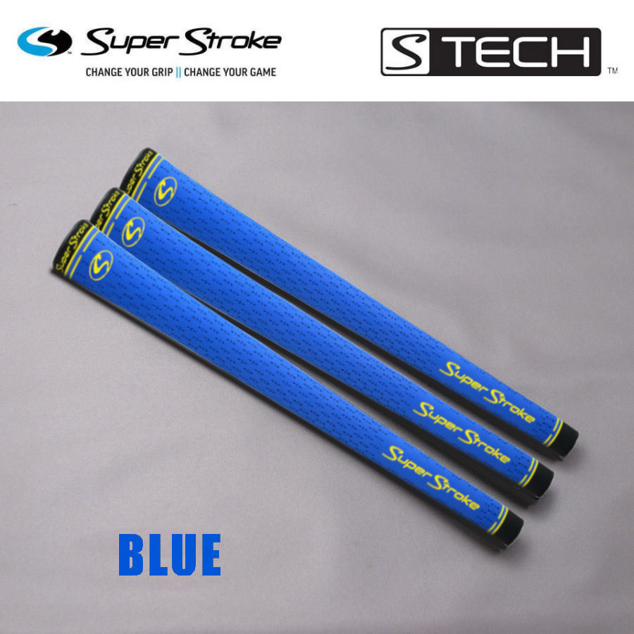 ★☆スーパーストローク US仕様 “ S-TECH GRIP ” バックライン無 ブルー 3本~ 新品☆★拍卖