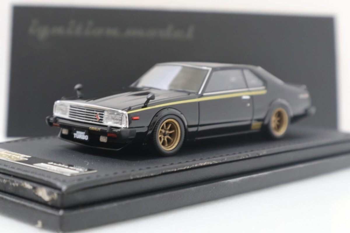 IG 1/43 日産 スカイライン 2000ターボ GT-ES C211 ブラック ジャパン IG0122 イグニッションモデル ワタナベ 旧車拍卖