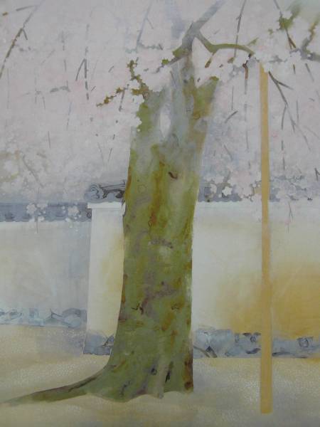 奥村士牛、【醍醐】、豪華・希少画集画、新品高級額・額装付、状態良好、送料無料、京都拍卖