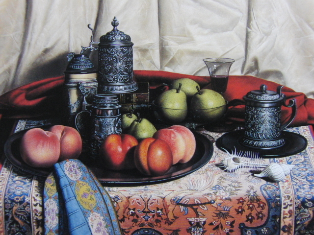 山中雅彦、fruitage'95、希少な額装用画集より、新品高級額装付、状態良好、送料無料、marin拍卖