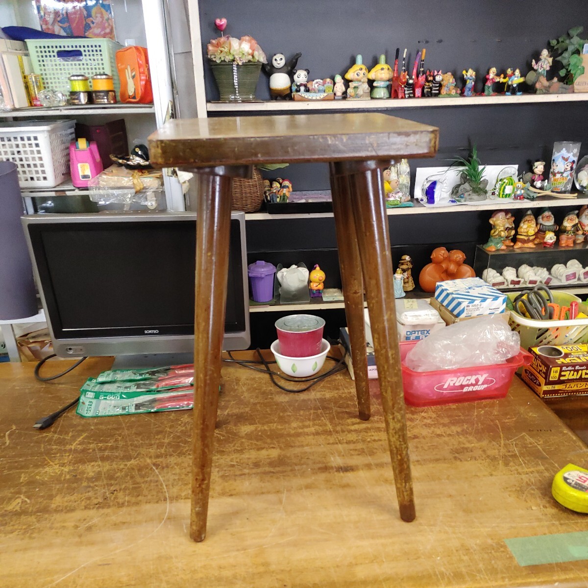 木製 椅子 花台 和家具 ビンテージ 昭和レトロ レトロ アンティーク 木製拍卖