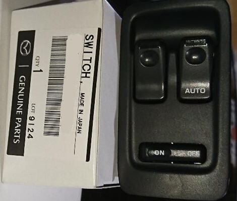 ●未使用 マツダ FD3S RX-7 純正 パワーウィンドウスイッチ ドアスイッチ 右 運転席側 MAZDA Power window switches RH拍卖