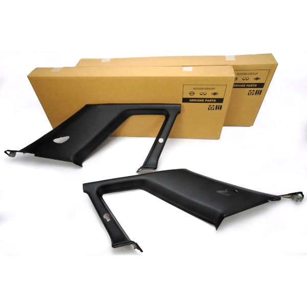 ★新品 日産 R32 BNR32 HCR32 HR32 スカイライン 純正 リアピラー フィニッシャーパネル カバー 左右セット★ Finisher rear pillar RH LH拍卖