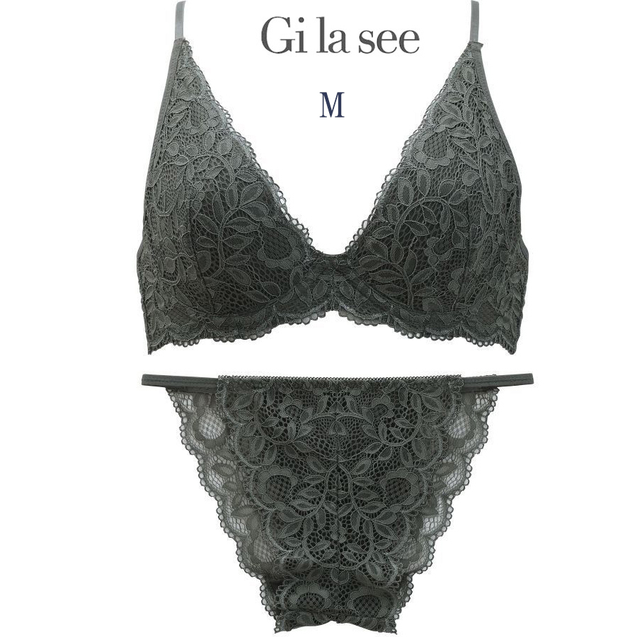 ブラジャー ショーツセット 安い お得品 在庫セール 三角ブラジャー インナー下着 ハーフバック パンツビキニパンツ M拍卖