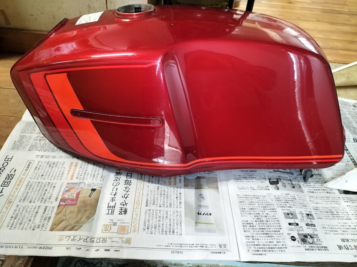 GSX400Eザリ当時物希少純正タンク送料込GSX400FS GSX250E RG250E GS400 GT380 CBX400F CB400T CB400N CB250T CB250N XJ400 カフェ拍卖