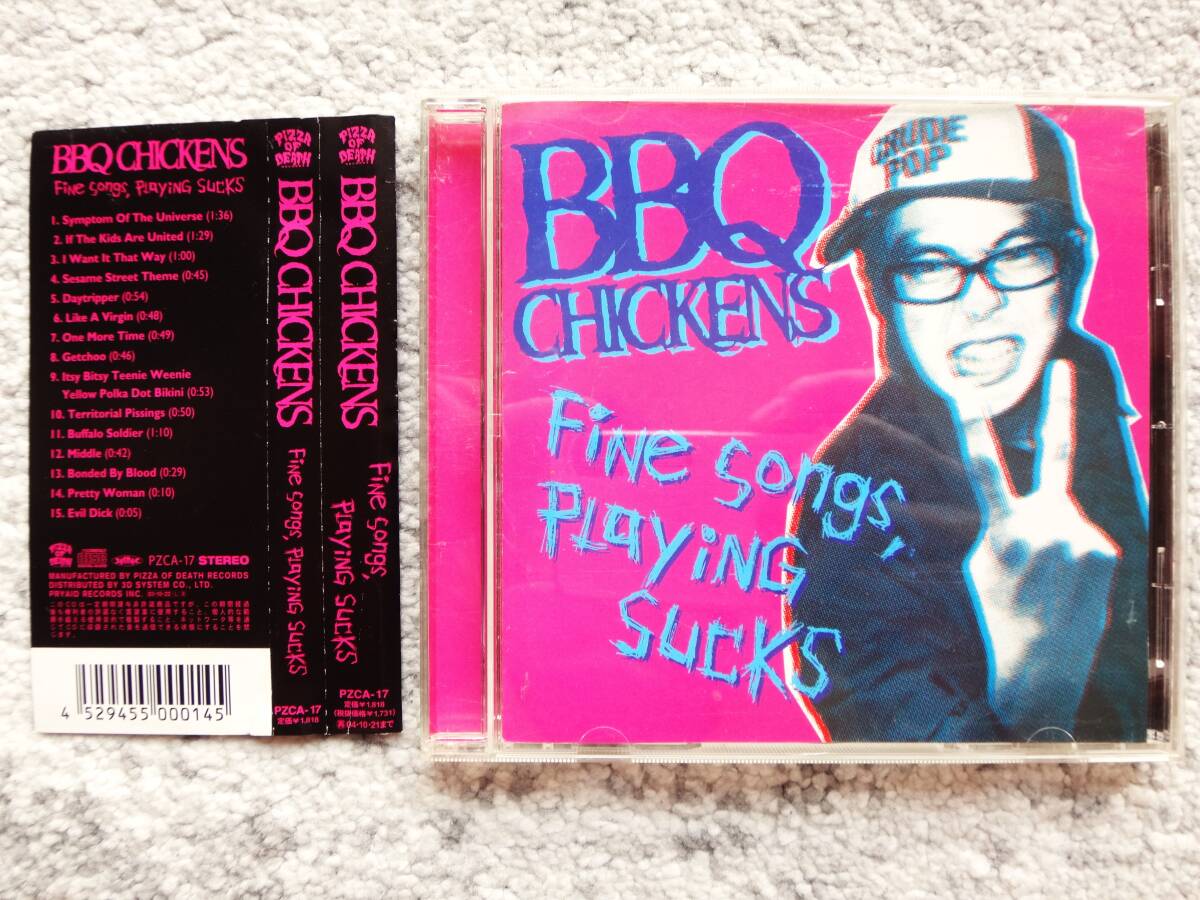 D【 BBQ CHICKENS / Fine Songs Playing Sucks 】CDは4枚まで送料198円拍卖