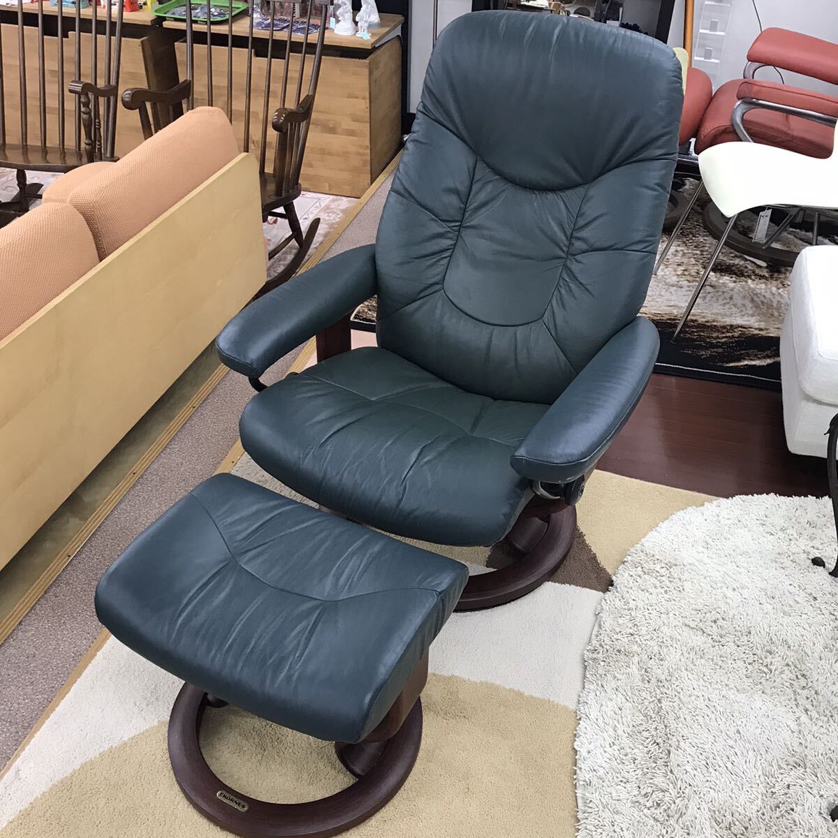 EKORNES エコーネス コンサル ストレスレスチェア オットマンセット 279拍卖