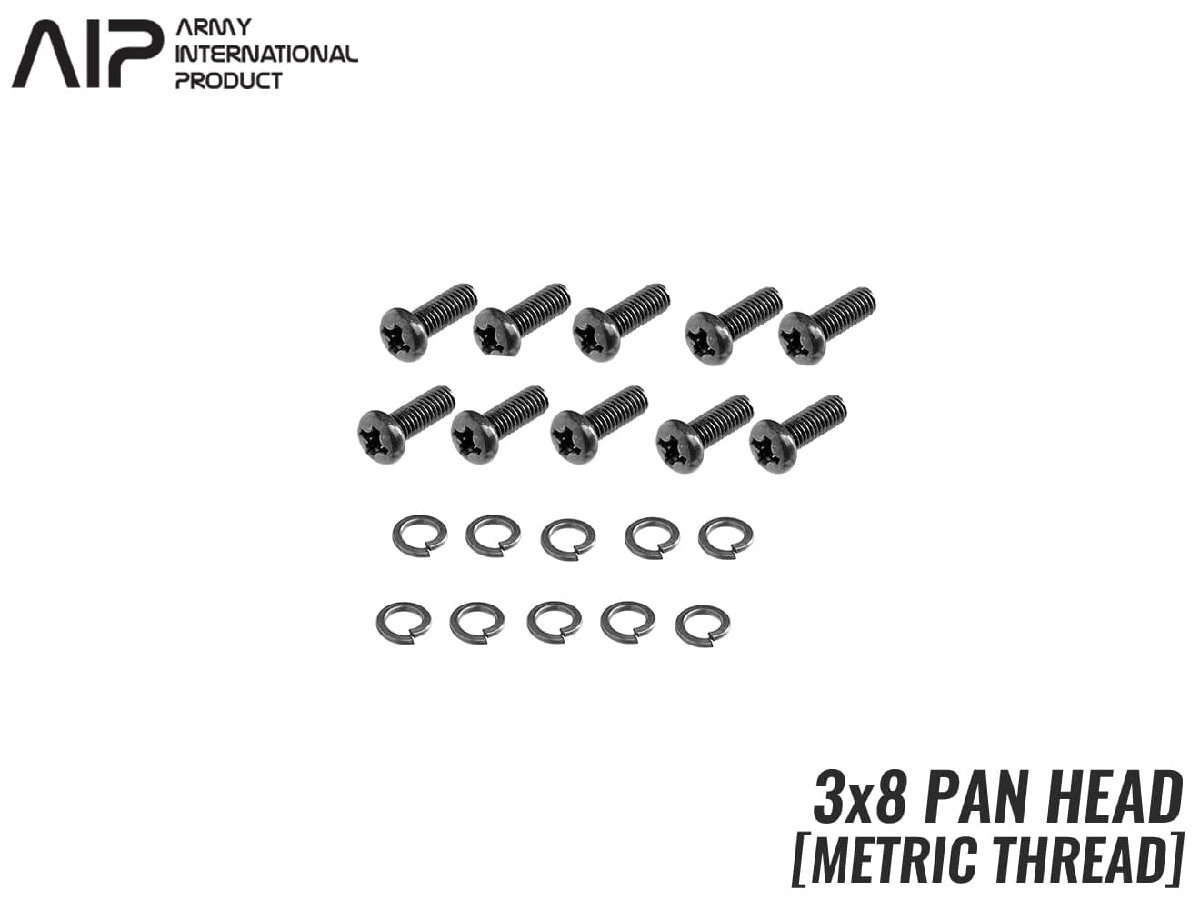 AIP-SC-04 AIP メカボックススクリュー 3×8(鍋頭ミリネジ)拍卖