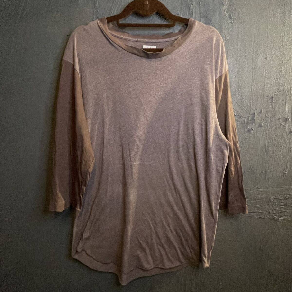 ANACHRONORM アナクロノーム 7分丈カットソー size XL拍卖