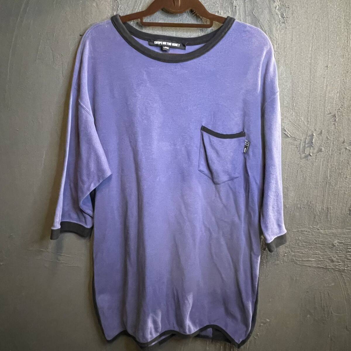 SWIPE ON THE QUIET スワイプオンザクワイエット 5分丈Tシャツ拍卖