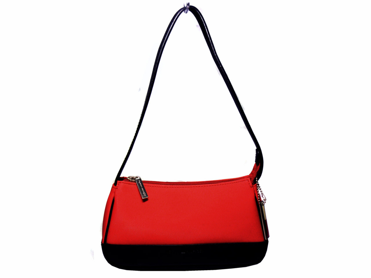 Tommy Hilfiger トミーヒルフィガー ミニバッグ アクセサリーポーチ (レッド+ブラック) 特価拍卖