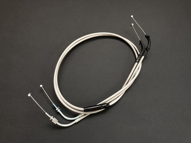 XJR400R 01y~ メッシュアクセルワイヤー 20cmロング 日本製拍卖