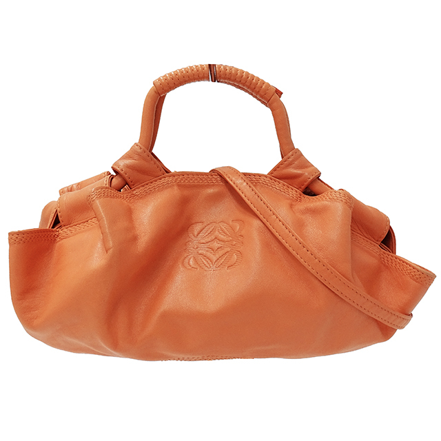 ロエベ LOEWE バッグ レディース ブランド ナッパアイレ ハンドバッグ ショルダーバッグ 2way レザー オレンジ 小さめ 斜めがけ かわいい拍卖