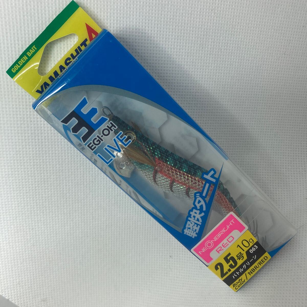 2.5号 エギ王 ライブ 10g バトルグリーン ヤマシタ ネオブライト レッド エギ アオリイカ拍卖