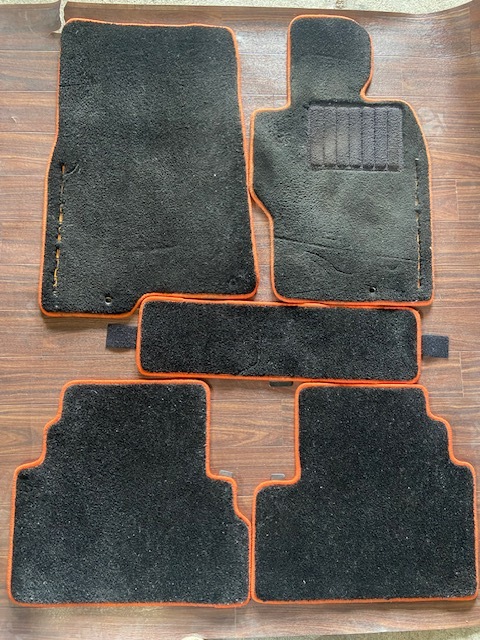 suMB★H19 日産 V36スカイラインセダン 前期★社外 Preciousf フロアマット 1台分★プレシャスエフ/DBA-PV36/350GTタイプS/部品取り車拍卖