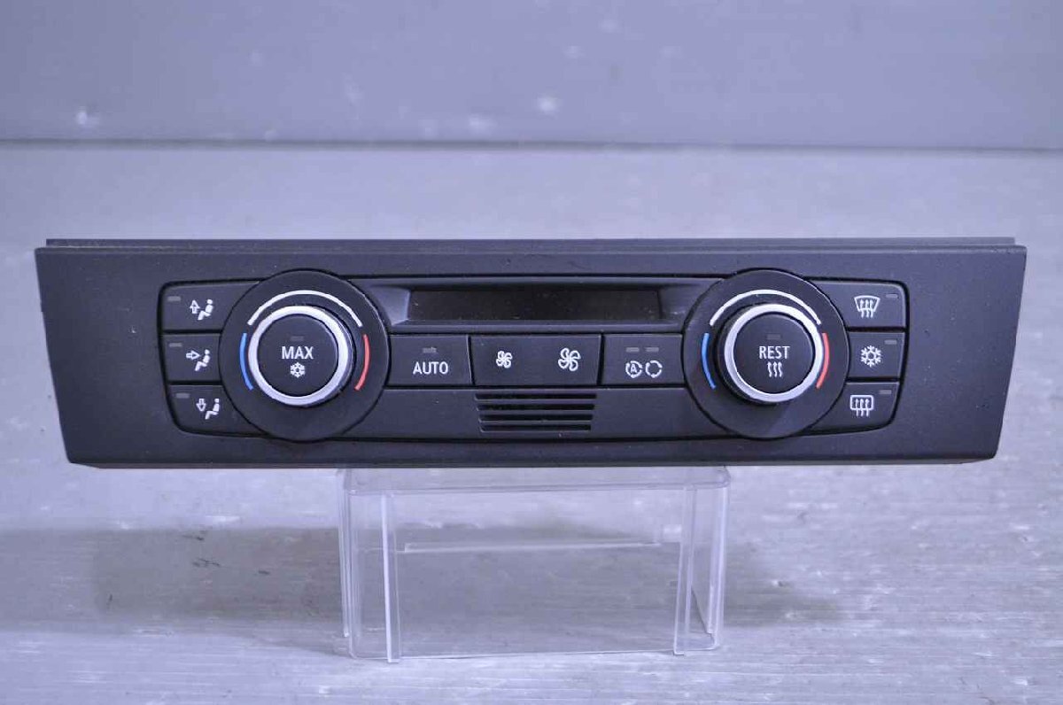BMW 320i E90 右ハンドル 前期(VA20) 純正 破損無 取付OK 動作保証 エアコンスイッチ 6411 9199260-02 k083762拍卖