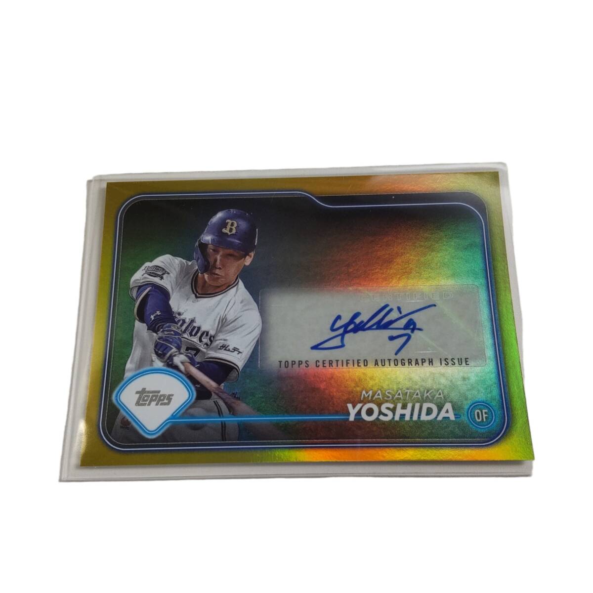 【未使用品】 吉田正尚 サインカード 2024 topps NPB. 50枚限定 プロ野球カード トレーディングカード V66011RF拍卖