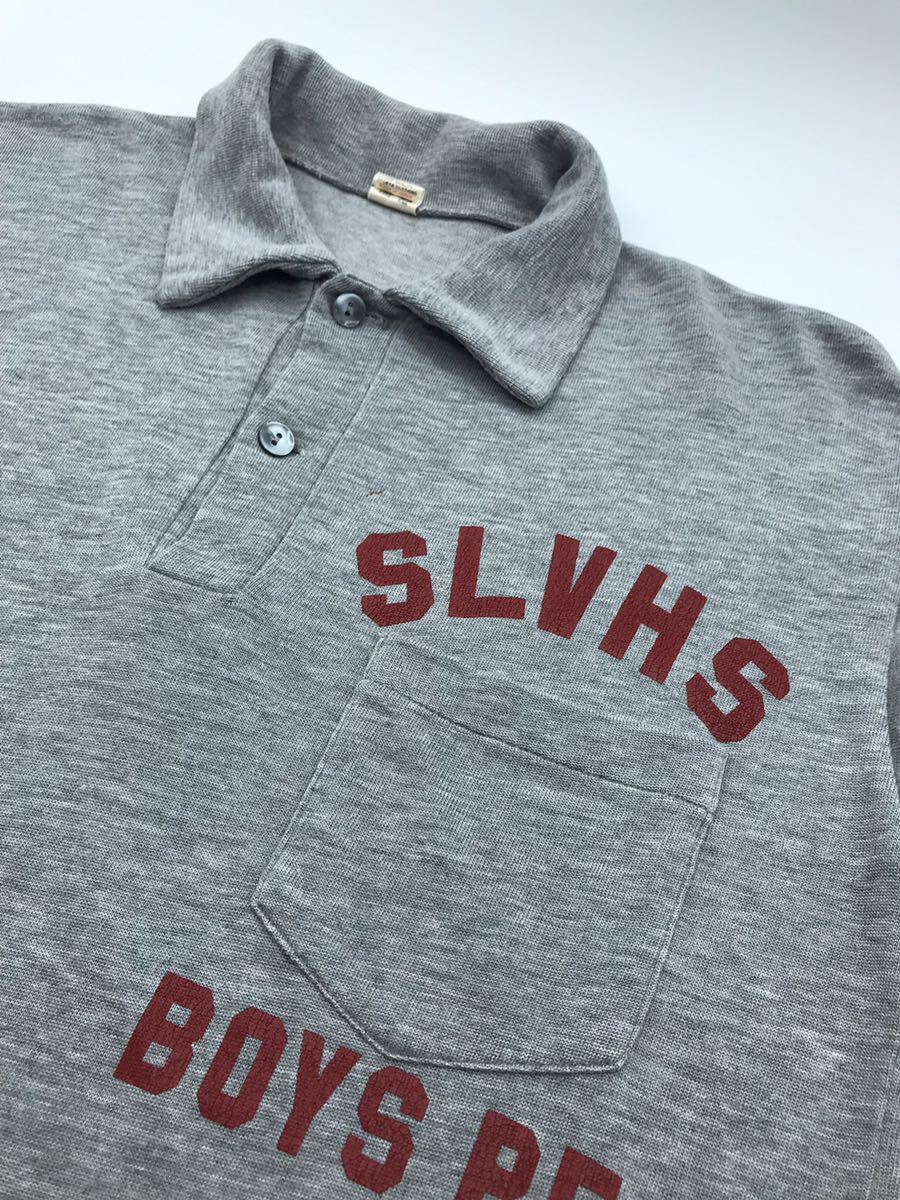 【日本製】WAREHOUSE半袖ウェアハウス ポロシャツ /38 /グレー フリーホイラーズ トイズマッコイ拍卖