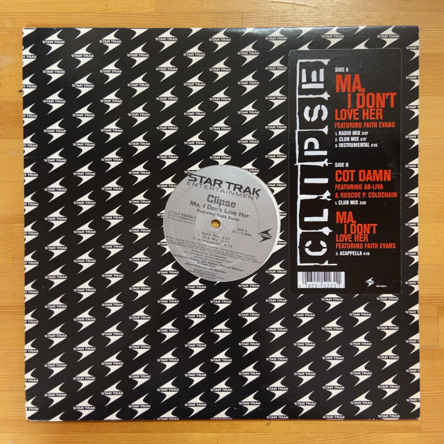 CLIPSE MA, I DON'T LOVE HER / COT DAMN 12インチ シングル拍卖