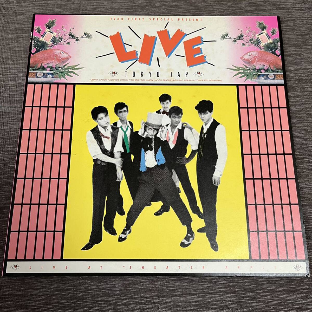 【ポートレート付】東京JAP JAP大作戦 LIVE TOKYO JAP / LP レコード / 23AH1512 / ライナー有 / 和モノ /拍卖