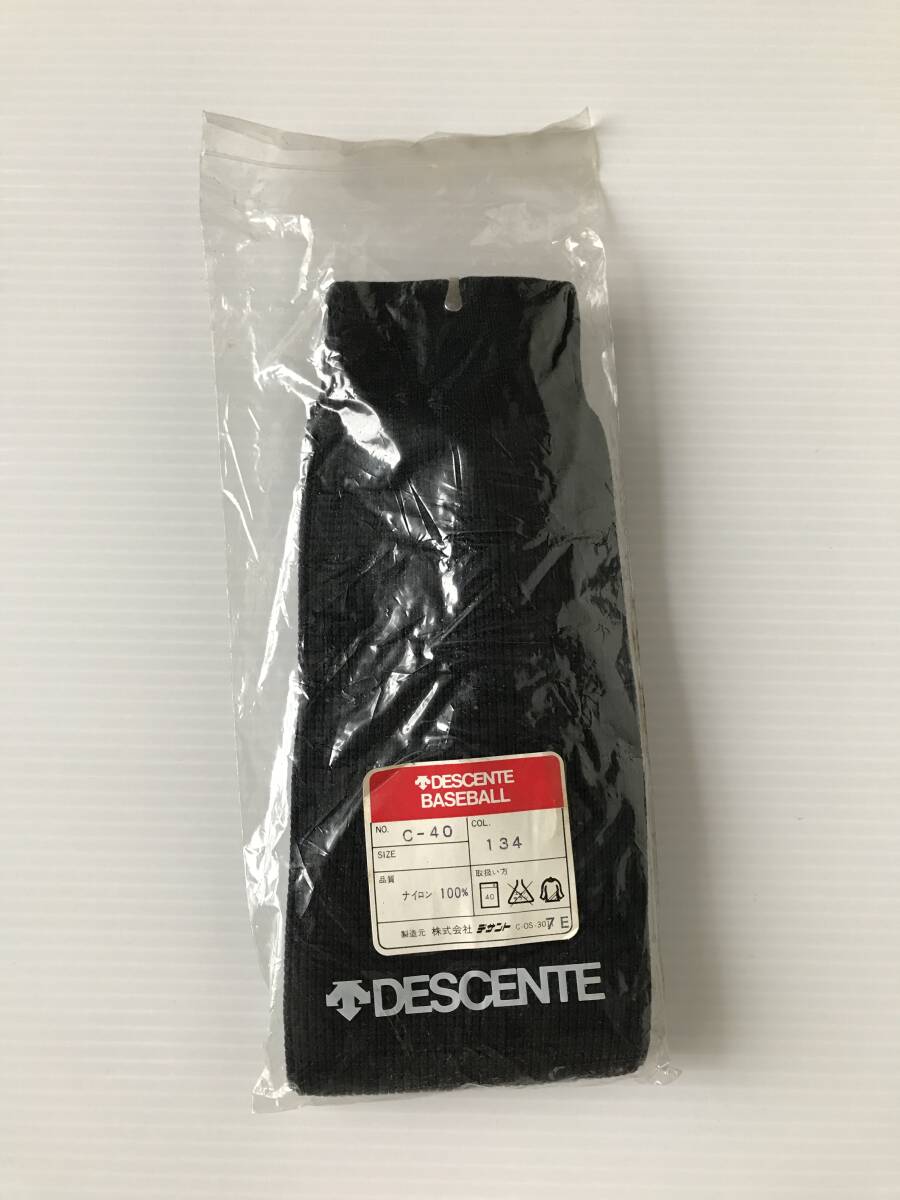 当時物 未使用 デッドストック デサント DESCENTE 野球ストッキング ナイロン100% 品番:C-40  HF2875拍卖
