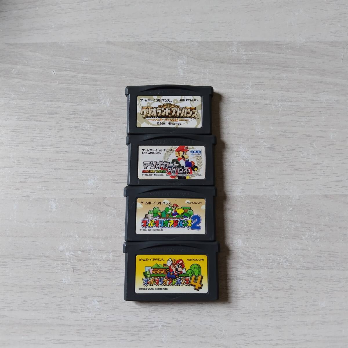 ◯即決 GBA スーパーマリオアドバンス4 等4本!   レターパックライト FC8本まで GB30本まで GBA30本以上同梱可◯拍卖