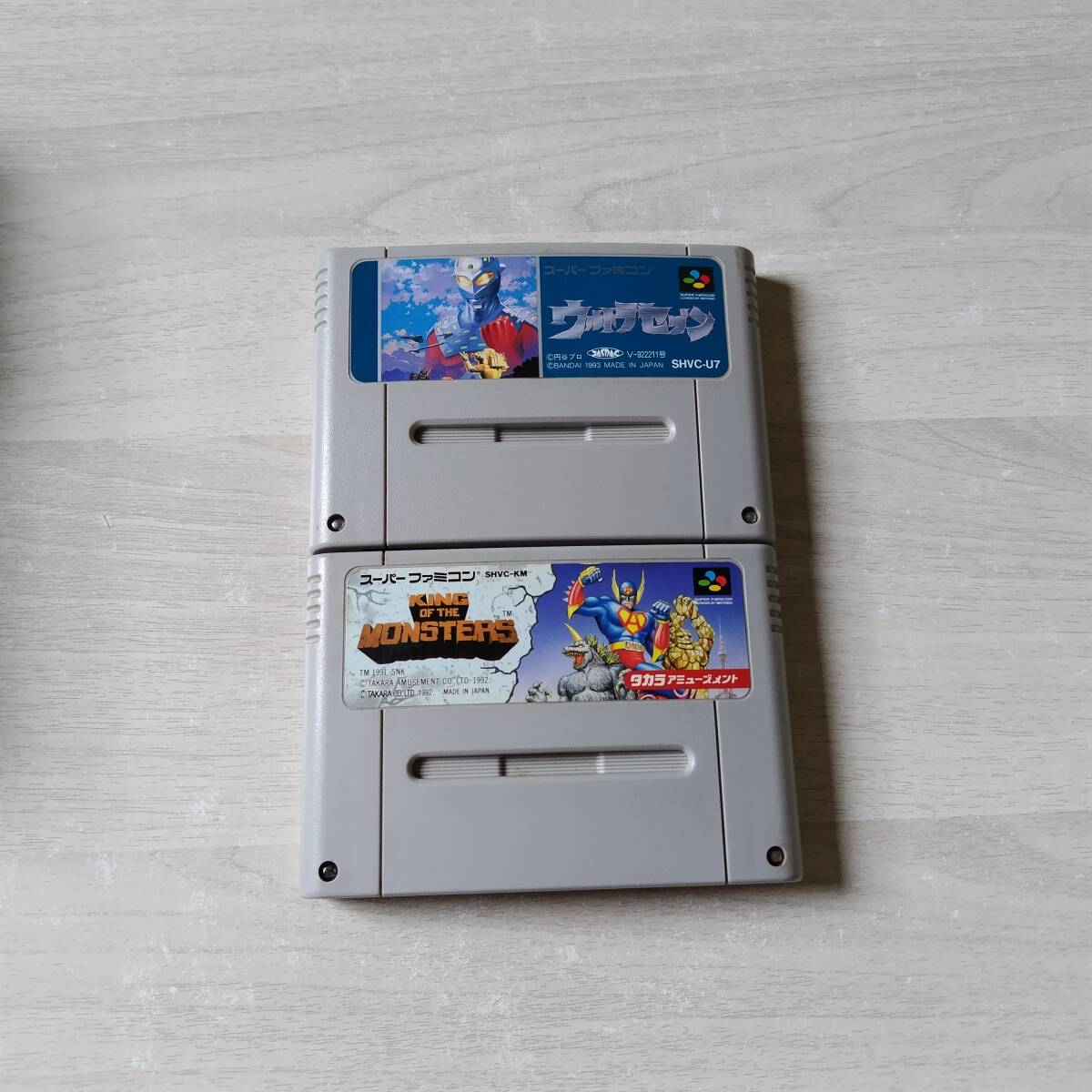 ◯即決 SFC ウルトラセブン キングオブザモンスターズ   レターパックライト SFC 5本まで N64 6本まで同梱可◯拍卖