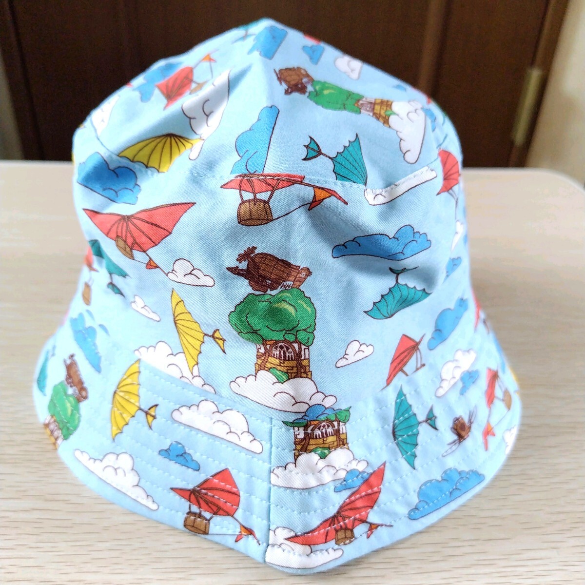 【送料無料】ジブリパーク 魔女の谷限定品 バケットハット/フライングマシン柄(大人用)拍卖