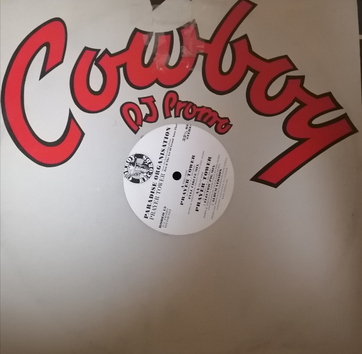 90s ハウス プロモ 12 paradise Organization Cowboy Records拍卖