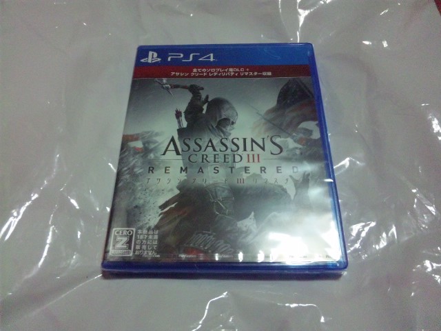 【新品PS4】アサシン クリードⅢ 3 リマスター 拍卖