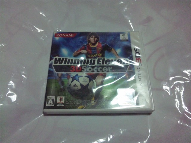 【3DS】ウイニングイレブン3D サッカー 拍卖