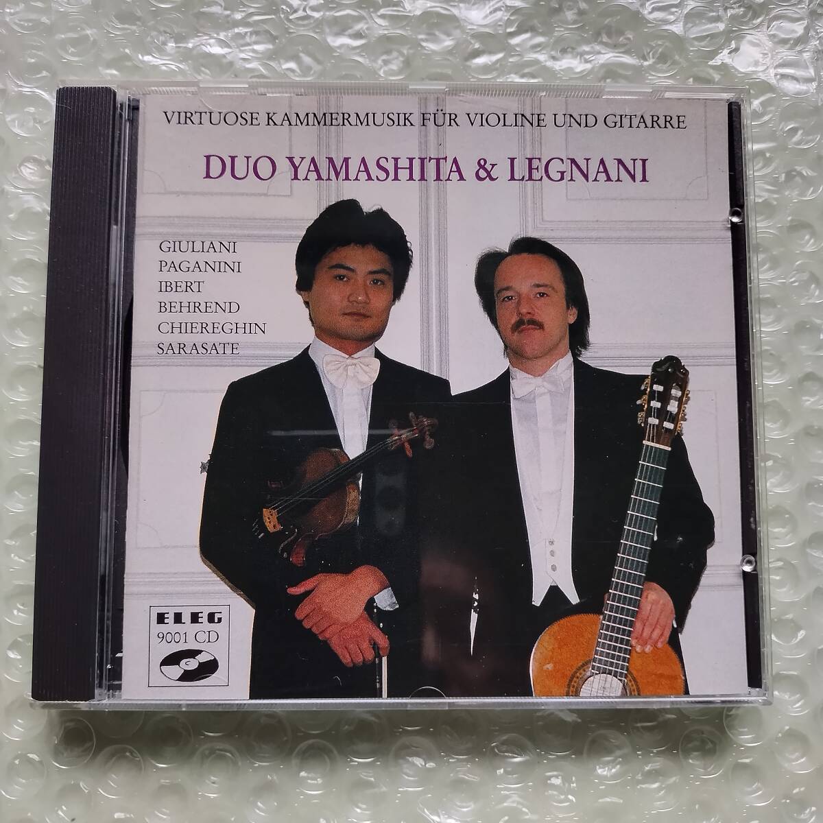 ELEG初期盤 山下洋一 & ロベルト・レニャーニ - ヴァイオリンとギターのための技巧的室内楽~ジュリアーニ, パガニーニ他 4枚同梱可能 t6n拍卖