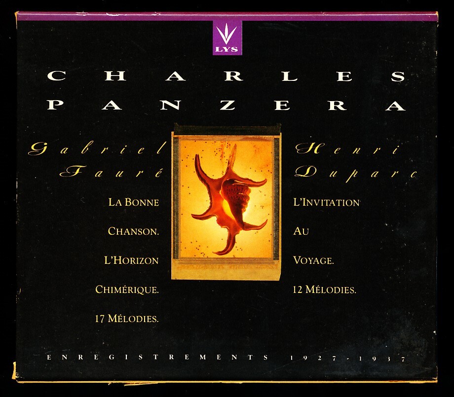 2CD-BOX LYS シャルル・パンゼラ/Charles Panzera - フォーレ、デュパルク 他:歌曲集 b9B00000DMMF拍卖