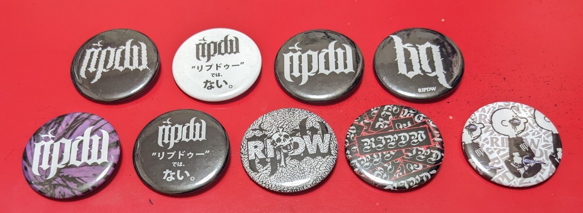 ★ripdw リップデザインワークス★缶バッジ9個set★非売品 ノベルティ★拍卖