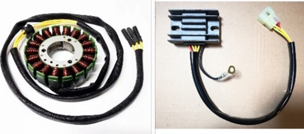 PAYPAYSUZUKI GSX400F GSX400FS インパルス用 ダイナモ レギユレータ レクチファイヤー セット充電 新品 高品質拍卖