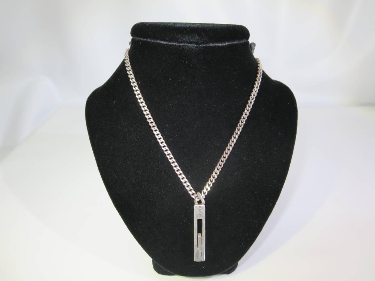 ☆ GUCCI グッチ SV925 約14.3g位 約50cm号位 中古 ネックレス ☆②G拍卖