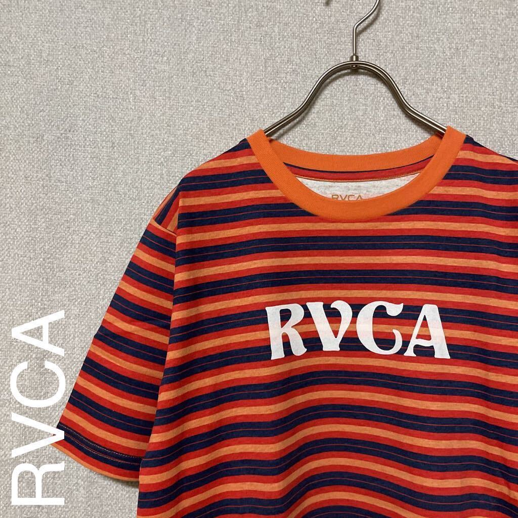 RVCA Tシャツ ロゴ 半袖カットソー レディースSサイズ 未使用 美品 ルーカ ルカ トップス ボーダー かわいい拍卖