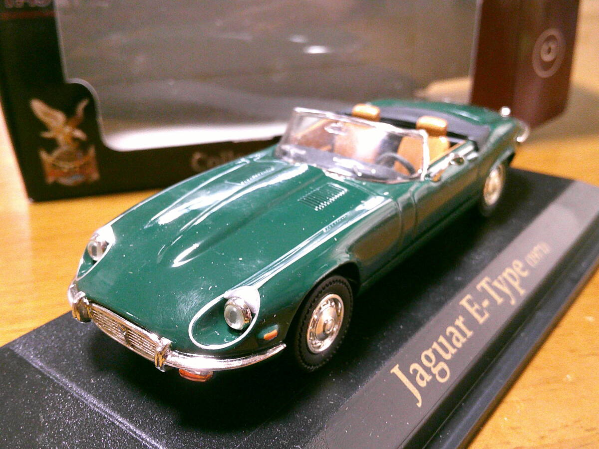 ヤトミン 1/43 「 ジャガーEタイプ ロードスター 」 1971y グリーン ・送料 500円(レターパック発送)拍卖
