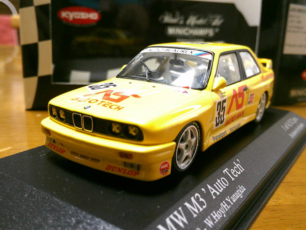ミニチャンプス 1/43 「 BMW M3 ’Auto Tech’ JGT 」 #35 1988y ・送料 500円(レターパック発送)拍卖