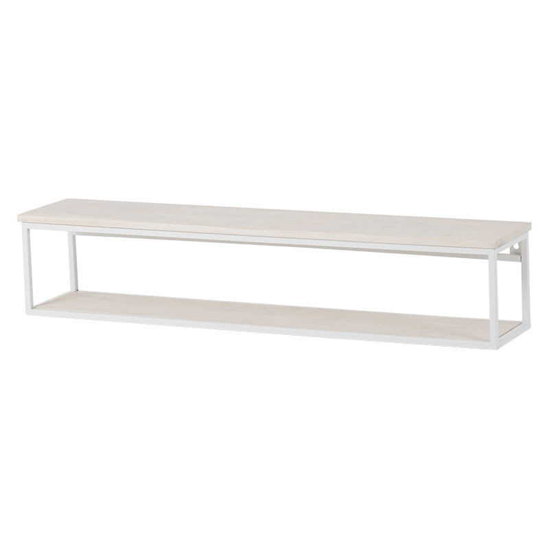 壁掛けラック KR-3861WH ホワイトウォッシュ拍卖