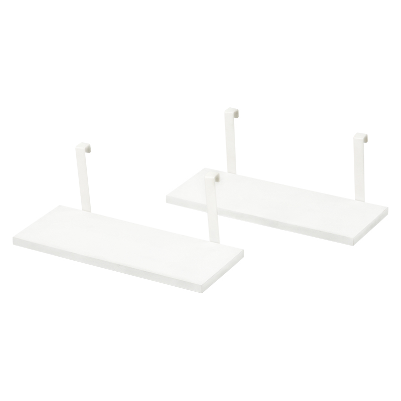 ウォールラック棚板 2枚組 KTR-3142-T40WH ホワイト/ホワイト拍卖