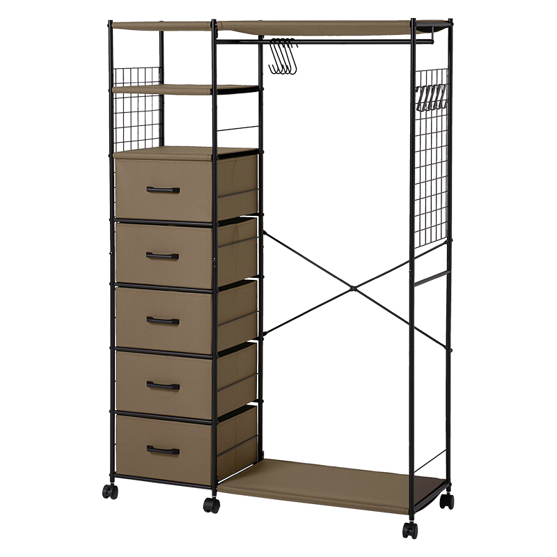 ハンガーラック KHR-3189BR ブラウン拍卖