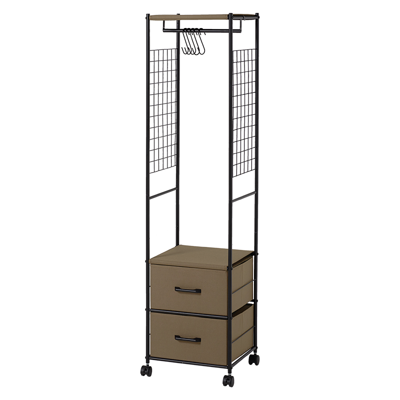 ハンガーラック KHR-3186BR ブラウン拍卖